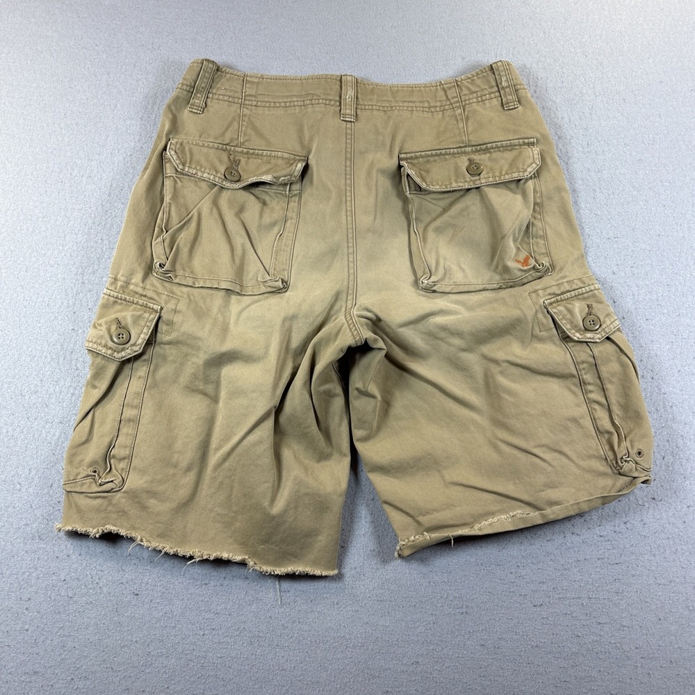 American Eagle Shorts Mens‎ 30 Khaki Cargo Rugged Outdoor Utility Cotton 01977